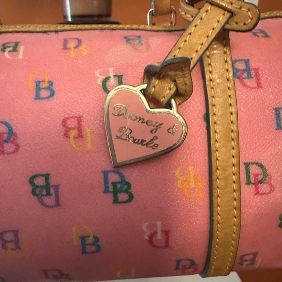 Dooney & Bourke Pink Multicolor Shoulder Bag - Picture 5 of 14